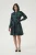 Jurk Regular fit black green