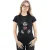 Disney Dames/Dames Wandelend Mickey Mouse Katoenen T-Shirt (Zwart)