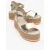 Serez Leren Platform Espadrilles Sandaal (Dames)