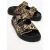 Milana Leer Double‑Strap Sandaal (Women)