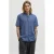 JACK & JONES ESSENTIALS regular casual overhemd met linnen blauw