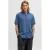 JACK & JONES ESSENTIALS regular casual overhemd met linnen blauw