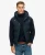 Superdry Mannen Everest Pufferbodywarmer met Capuchon Blauw