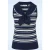 Maisie Striped jumper top in marineblauw