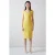LK Bennett Eden Midi Dress Yellow