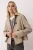TRENDYOLMİLLA Dames Beige Effen Oversized Trenchcoats