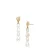 Skagen oorring SKJ1827710 Agnethe Pearl goudkleurig