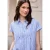 Street One Studio Dames Blouse met hangende schouder en borduursel in Blauw