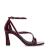 Sacha lak sandalettes bordeaux