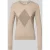 Christian Berg Woman Slim gebreide pullover van kasjmiermix met ronde hals