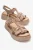 Loin Leren Plateau Sandaal (Dames)