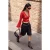 TRENDYOLMİLLA Dames Rood Effen Kort Bolero Blouses
