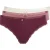Ted Baker Harriot 3pk Plain Brief With Lace Trim Mauve Wine/ Wistful M