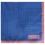 Hackett London Bedrukte Quad Heren Blauw/Roze Hank Zakdoeken