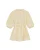WE Fashion Jurk  lichtgeel / wolwit