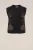 WE Fashion – Dames gilet met embroideries – Curve – Regular fit – Zwart – Katoen – Plus Size