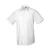 Russell Collection Heren Getailleerde Formele Overhemd met Korte Mouwen (Wit)