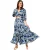 Biba Dames/Dames Paisley vakantie-samenstel (Blauw/Wit)