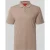 HUGO slim fit poloshirt van mix van lyocell en linnen model ‘DULINEN’