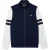 Lacoste Heren Interlock Volledige Ritssluiting Tennis Sweatshirt (Marineblauw/Wit)