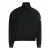Parajumpers Fleece zwart sweatshirt met kwartrits en coltrui