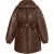 Dreimaster Lederen jas Dames bruin