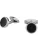 Breil Manchetknopen  zwart / zilver