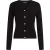 Karl Lagerfeld K Button Knit Cardigan Black
