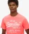 Vintage Logo Neon T-shirt met Relaxte Pasvorm Cream