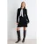 TRENDYOLMİLLA Dames Zwart Effen Kort / Mini Lang Skater Jurken