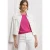 Shirt met hangende schouders en boothals