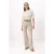 TRENDYOLMİLLA Dames Beige Effen Wijde pijp Hoge taille Jeans