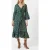 French Connection Annifrida Delphine Wrap Dress Green