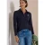 Poloshirt met lange mouwen en knopen