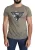 Guess Bruin Katoen Stretch Logo Print Heren Casual T-shirt met Perforaties