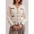 Anne Fontaine Lettres Cardigan Moon White