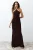 TRENDYOLMİLLA Dames Bruin Effen Maxi Mouwloos Diploma-uitreiking / Gala Recht Avond & Gala Jurk