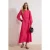 Trendyol Modest Dames Roze Effen Maxi Lang Casual A-lijn Modest Jurken