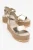Serez Leren Platform Espadrilles Sandaal (Dames)