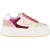 Blauer Witte Polyurethaan Dames Sneakers