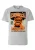 LOGOSHIRT Shirt  grijs / donkeroranje / zwart
