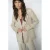 Mos Mosh gestreepte regular blazer met linnen beige