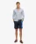 Superdry Mannen Gerecyclede Sportswear Boardshort met Logo – 48 cm Blauw