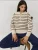 Hiccup Trui  beige / donkerbruin