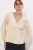 V-hals Blouse met Strikdetail en Kreppé