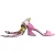 Dolce & Gabbana Roze Leren Hoge Hak Sandalen Schoenen