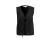 Ruby gilet met linnen zwart