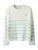 NAME IT Trui ‘NKFLine’  pastelgroen / wit