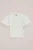 WE Fashion – Meisjes T-shirt met embroideries – Regular fit – Gebroken wit – Katoen –