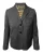 Dolce & Gabbana Enkelgeknoopte Blazer Met Luipaardprint Lining In Grijs Wol